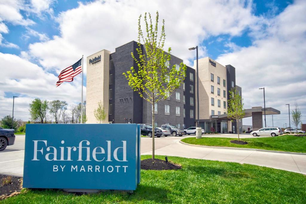 a sign in front of a building at Fairfield by Marriott Inn & Suites Cincinnati North West Chester in West Chester