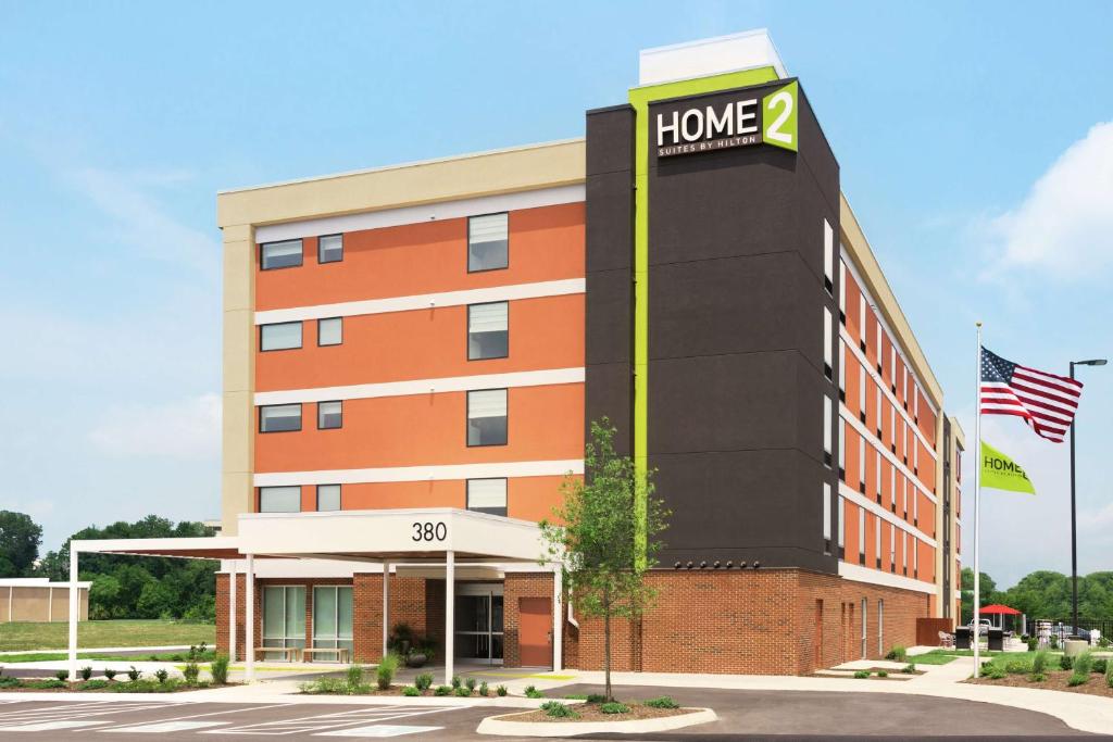 an office building with a home sign on it at Newly Renovated - Home2 Suites by Hilton Knoxville West in Knoxville