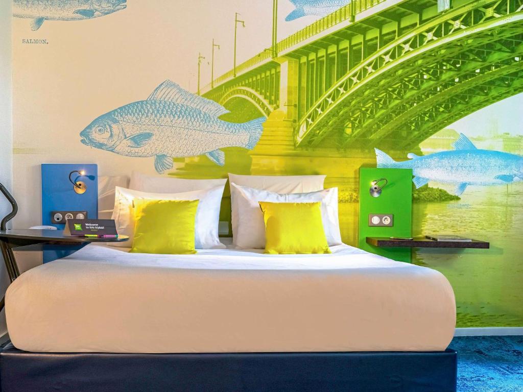 Voodi või voodid majutusasutuse ibis Styles Strasbourg Avenue du Rhin toas