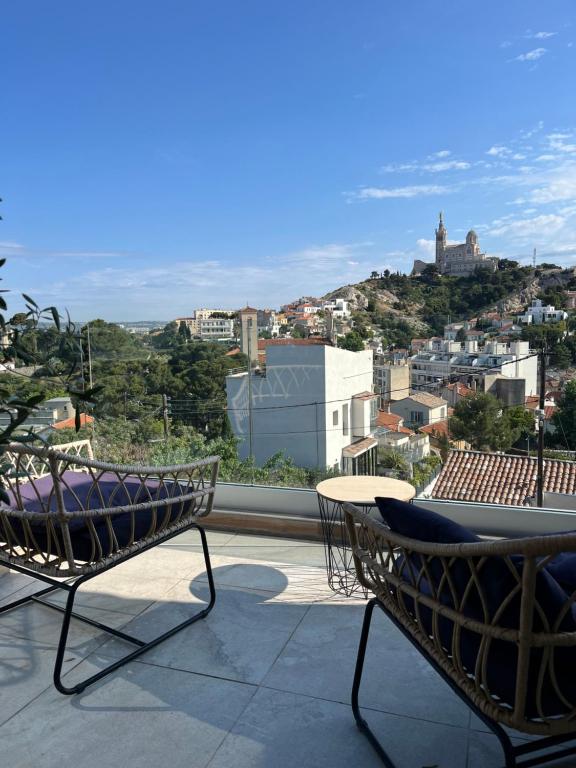 Balkon ili terasa u objektu Les Balcons du Roucas Blanc