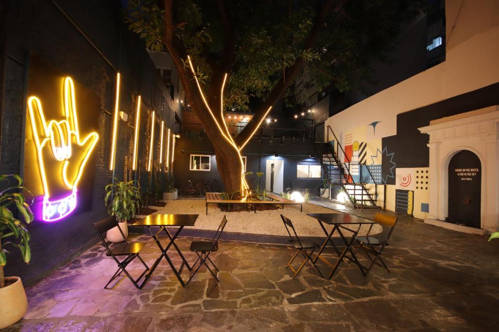 Pati o zona exterior de Play Hostel Garden