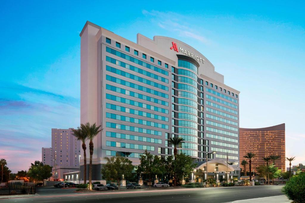 uma representação do trunfo hotel e casino internacional em Las Vegas Marriott em Las Vegas