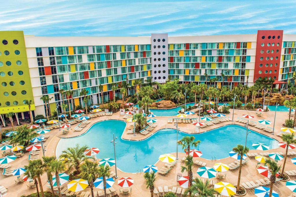 A piscina localizada em Universal's Cabana Bay Beach Resort ou nos arredores