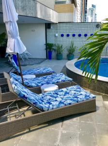 Swimmingpoolen hos eller tæt på Hotel Golden Park Recife Boa Viagem