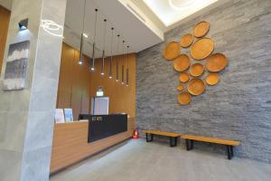 The lobby or reception area at KET Hotel