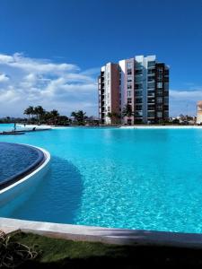 Bassein majutusasutuses Departamento en Dream Lagoons Cancun või selle lähedal