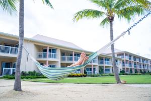 A garden outside The Grand Caymanian Resort