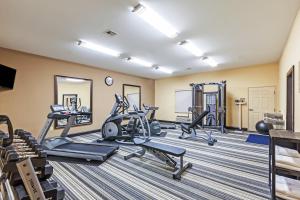 Fitnesscenter och/eller fitnessfaciliteter på Candlewood Amarillo-Western Crossing, an IHG Hotel