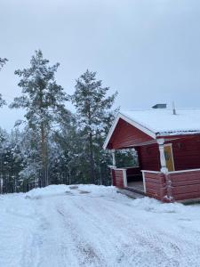 Hotell Moskogen under vintern