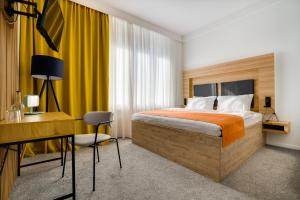 Krevet ili kreveti u jedinici u objektu Bed & Breakfast Sky City Center