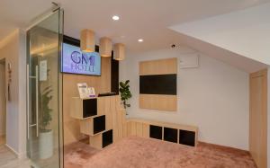 a room with a sign that reads cm hotel at GM Metro at Sunway in Petaling Jaya