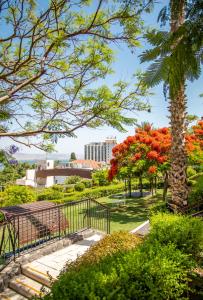 Taman di luar The Scots Hotel