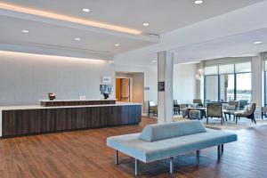 a waiting area in a hospital with a waiting room at Residence Inn by Marriott Fort Walton Beach in Fort Walton Beach