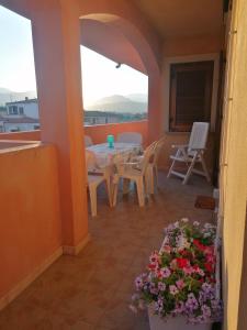 A balcony or terrace at La Stella Marina