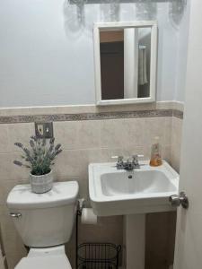 Ванная комната в Cozy lovely 2 bedroom apt, 5 mins from JFK