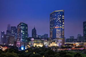 Una vista general de Cantón o una vista desde la ciudad tomada desde el hotel