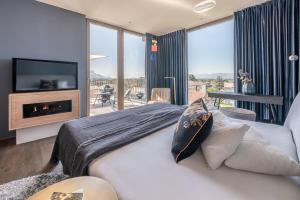 Voodi või voodid majutusasutuse hirschen dornbirn - das boutiquestyle hotel toas