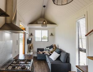 Køkken eller tekøkken på Yamba Tiny House Irene