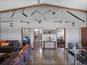 Ruang duduk di Rosa Glen Retreat - Margaret River