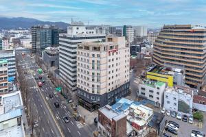 Linna Soul üldine vaade või majutusasutusest The Prima Hotel Jongno pildistatud vaade