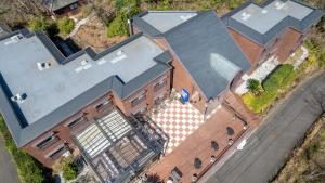 an overhead view of a large brick building at Izu Kogen Ocean Resort, Ito Villa-TOKI- in Ito