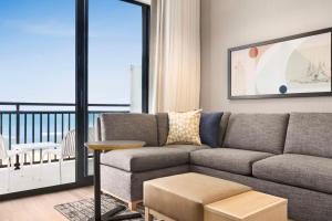 Khu vực ghế ngồi tại Hyatt Place Virginia Beach Oceanfront