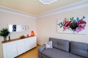 Зона вітальні в Apartman Pannonia