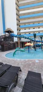 Swimming pool sa o malapit sa Privately owned oceanfront condo on 6th floor at Ocean Reef with pools, hot tubs, lazy river and waterpark