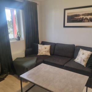 Apartment near center / free P tesisinde bir oturma alanı