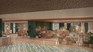 a rendering of the lobby of a hotel at voco Jeddah Gate, an IHG Hotel in Jeddah