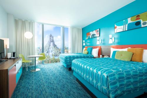 Cama ou camas em um quarto em Universal's Cabana Bay Beach Resort