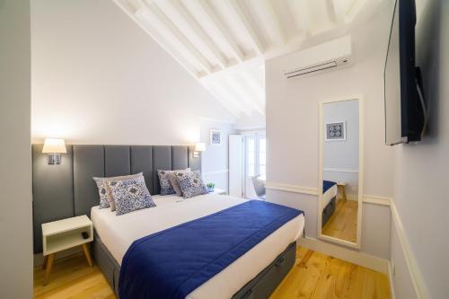 Voodi või voodid majutusasutuse Villa Baixa - Lisbon Luxury Apartments toas