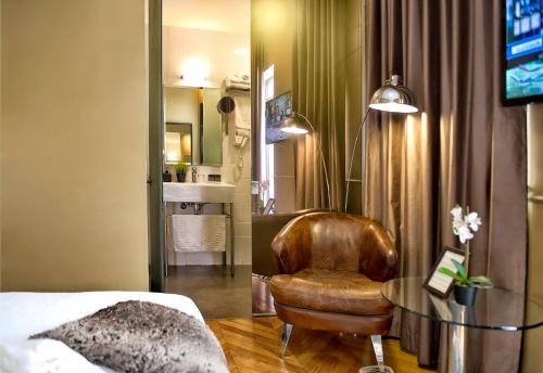 Część wypoczynkowa w obiekcie Montefiore 16 - Urban Boutique Hotel