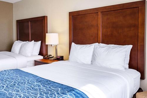 Comfort Inn & Suites Niagara Falls Blvd USA 객실 침대