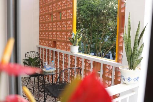 Balkon atau teras di Lam Garden Boutique Homestay