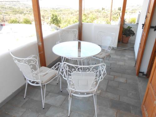 A balcony or terrace at Chrysolithos Kerami Apartments