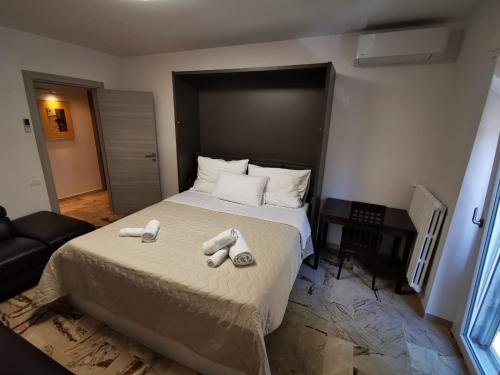 Krevet ili kreveti u jedinici u objektu da Nonna Bruna - Luxury Rooms