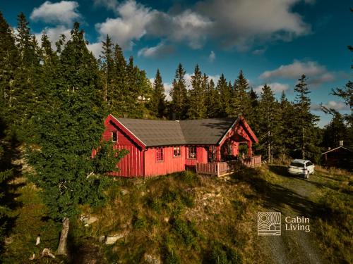 Landskap nær ferieboligen