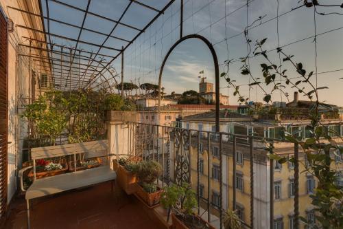 Balcony o terrace sa Tritone Top House