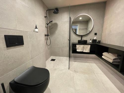 Studio Leilighet, nyoppusset tesisinde bir banyo