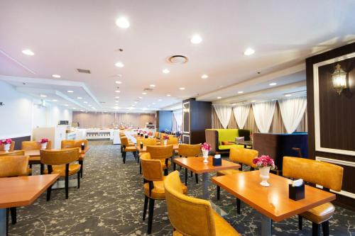 Кът за сядане в Hotel Montoview Yonezawa