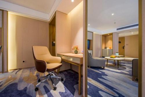 Гостиная зона в Atour X Hotel Guangzhou Baiyunshan Airport Road