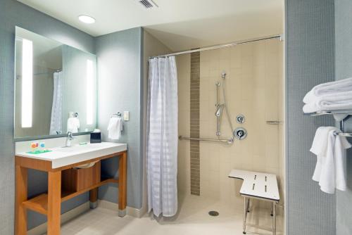 Kamar mandi di Hyatt Place Austin Downtown