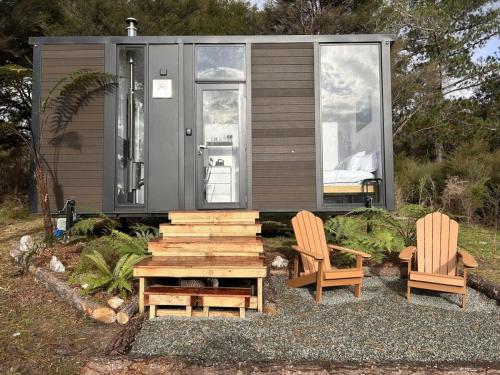 Aroha Tiny House by Tiny Away室外花園