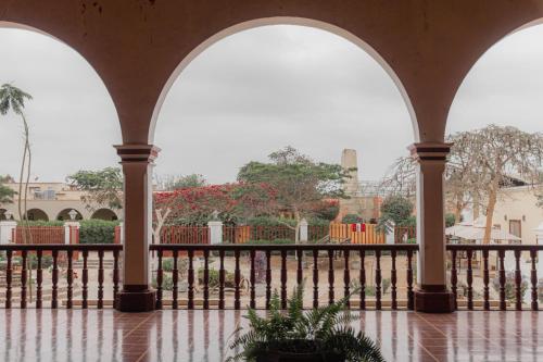 Balcony o terrace sa Casa Hacienda San Jose