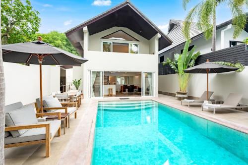 Басейн в или близо до Moorea Boutique Resort Samui