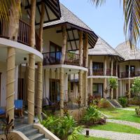 Les Lauriers Eco Hotel, hótel í Anse Volbert Village