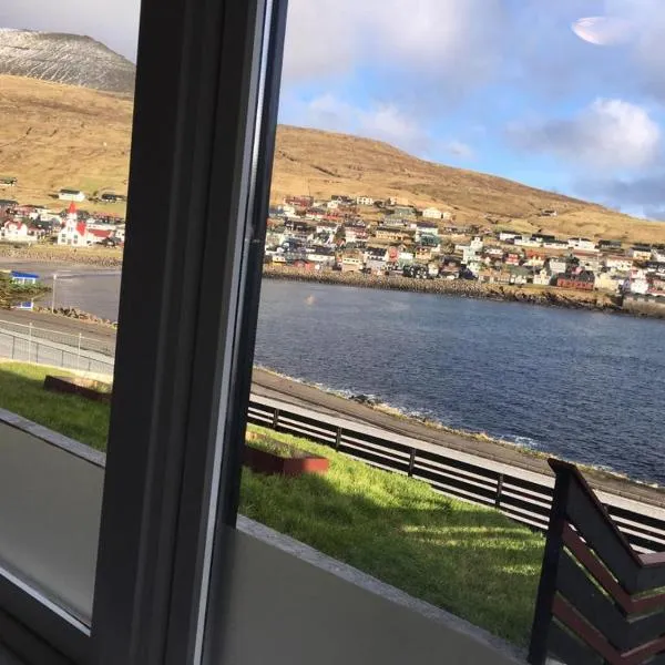 The Atlantic view guest house, Sandavagur, Faroe Islands、Kvívíkのホテル