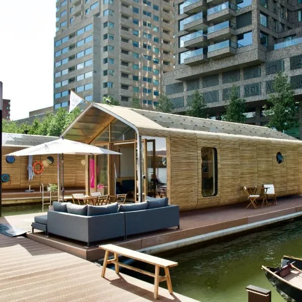 Wikkelboats at Floating Rotterdam Rijnhaven, hôtel à Rotterdam