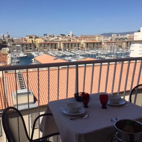 Suite privée du balcon du vieux port Marseille, hotel in Marseille